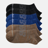 Socks | Men/Women New Balance Flat Knit No Show Socks 6 Pack Assorted 4 Colors