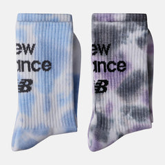 Socks | Men/Women New Balance NB Essential Tie Dye Midcalf 2 Pack Assorted 1 Colors
