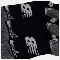 Socks | Men/Women New Balance No Show Run Sock 3 Pack Black With White