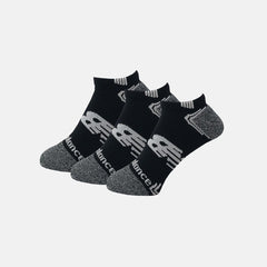 Socks | Men/Women New Balance No Show Run Sock 3 Pack Black With White