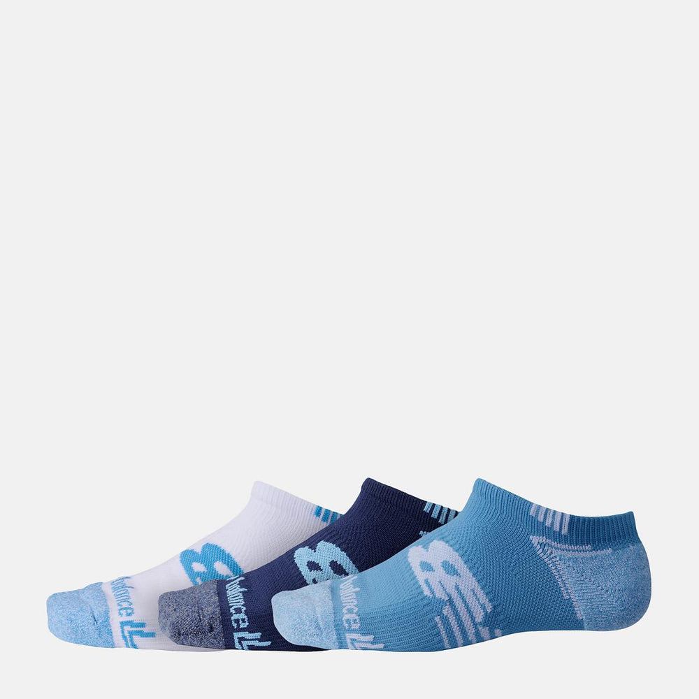 Socks | Men/Women New Balance No Show Run Sock 3 Pack Blue