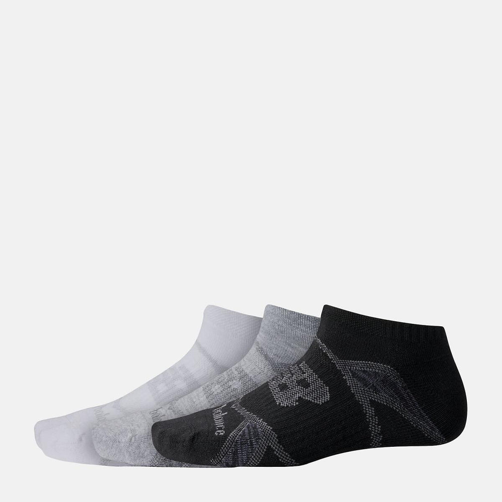 Socks | Men/Women New Balance Performance No Show Socks 3 Pack Grey Multi