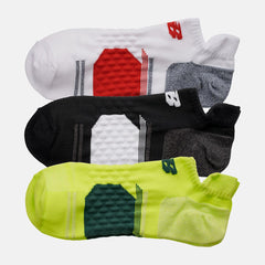 Socks | Men/Women New Balance Running No Show Tab 3 Pack Assorted 1 Colors