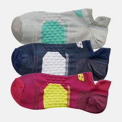 Socks | Men/Women New Balance Running No Show Tab 3 Pack Assorted Colors 2