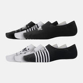 Socks | Men/Women New Balance Ultra Low No Show Socks 6 Pack Black With Black Multi