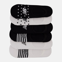 Socks | Men/Women New Balance Ultra Low No Show Socks 6 Pack Black With Black Multi