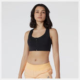 Sports Bras | Women New Balance NB Power X Zip Front Bra Black