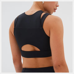 Sports Bras | Women New Balance Shape Shield Crop Bra Black