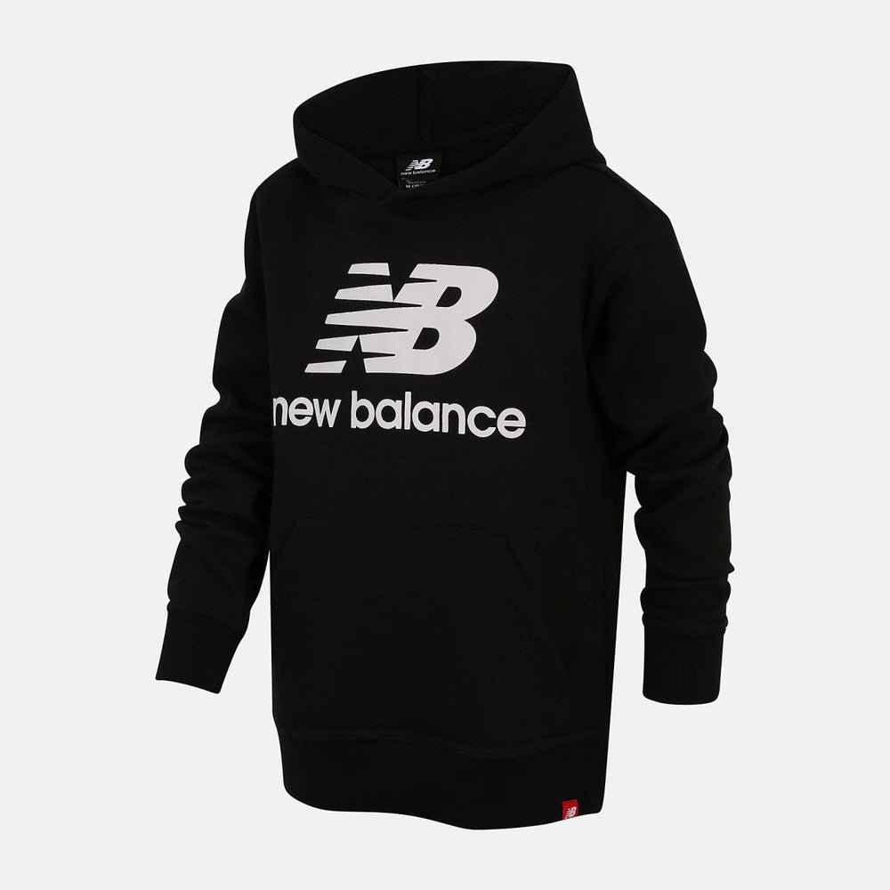 Tops | Kids New Balance Essential Logo Hoodie Black