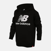 Tops | Kids New Balance Essential Logo Hoodie Black