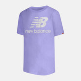 Tops | Kids New Balance Essentials Logo Tee Vibrant Violet