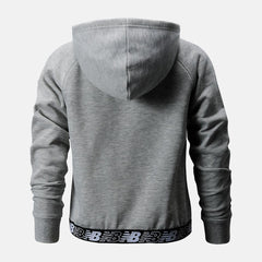 Tops | Kids New Balance Performance Hoodie Heather Grey
