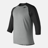 Tops | Kids New Balance Youth 3 Quarter Raglan Team Black