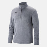 Tops | Kids New Balance Youth Thermal Half Zip Med Heather Grey