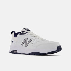 Training | Men New Balance MX857V3 White With Navy And Rain Cloud