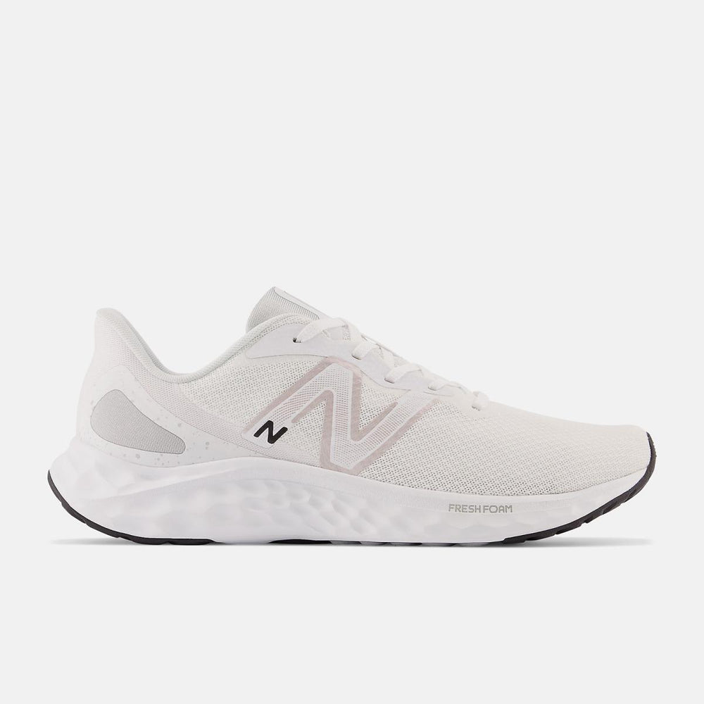 Walking | Men New Balance Fresh Foam Arishi V4 White With Light Aluminum And Silver Metallic