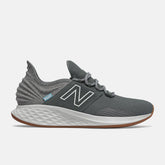 Walking | Men New Balance Fresh Foam Roav Tee Shirt Lead With Light Aluminum