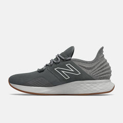 Walking | Men New Balance Fresh Foam Roav Tee Shirt Lead With Light Aluminum