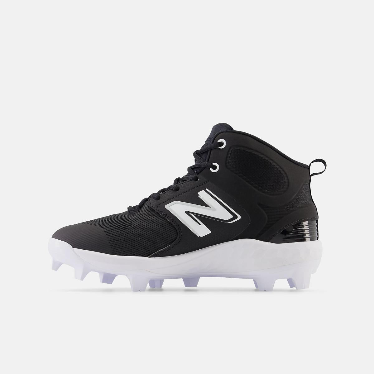 Baseball | Men New Balance Fresh Foam 3000 V6 Mid-Molded Black With White