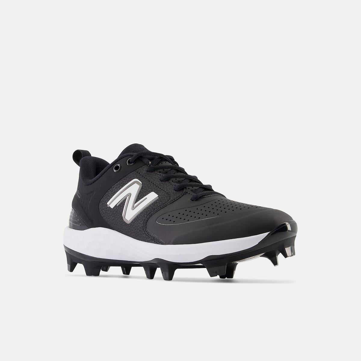 Baseball | Men New Balance Fresh Foam 3000 V6 Molded Synthetics Black With White