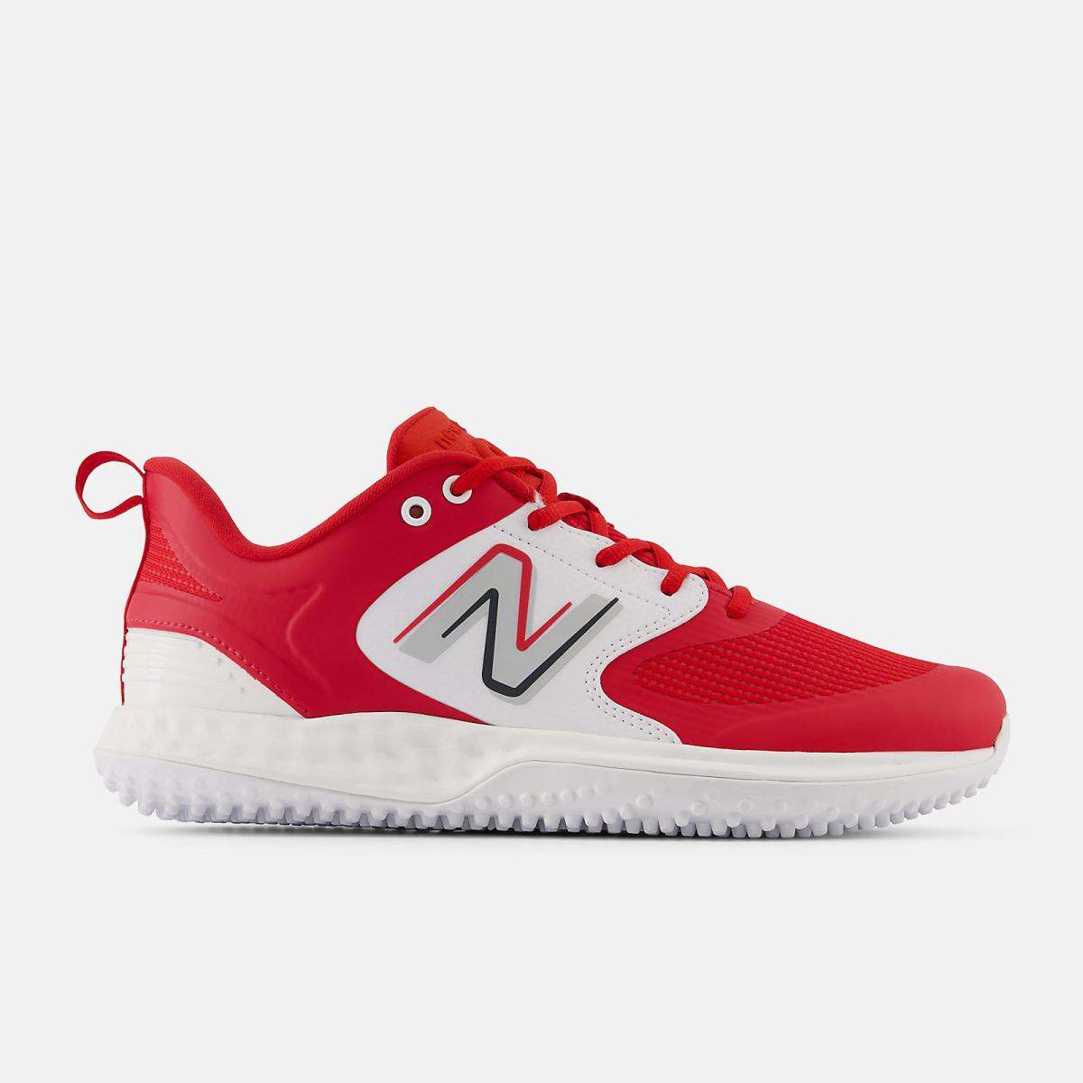 Baseball | Men New Balance Fresh Foam 3000 V6 Turf-Trainer Red With White