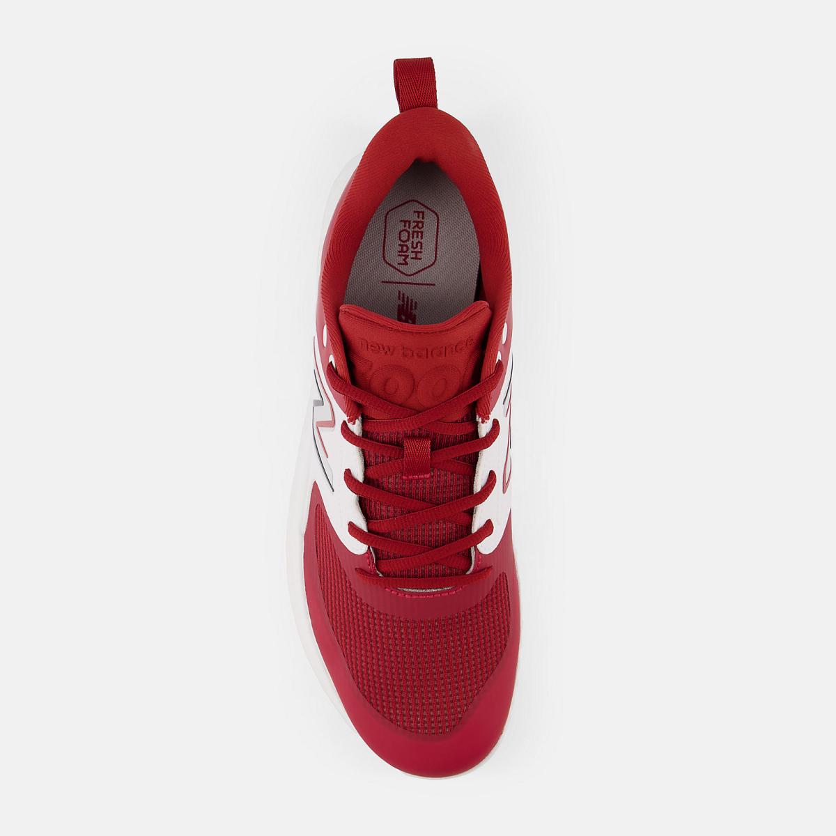 Baseball | Men New Balance Fresh Foam 3000 V6 Turf-Trainer Team Crimson With White