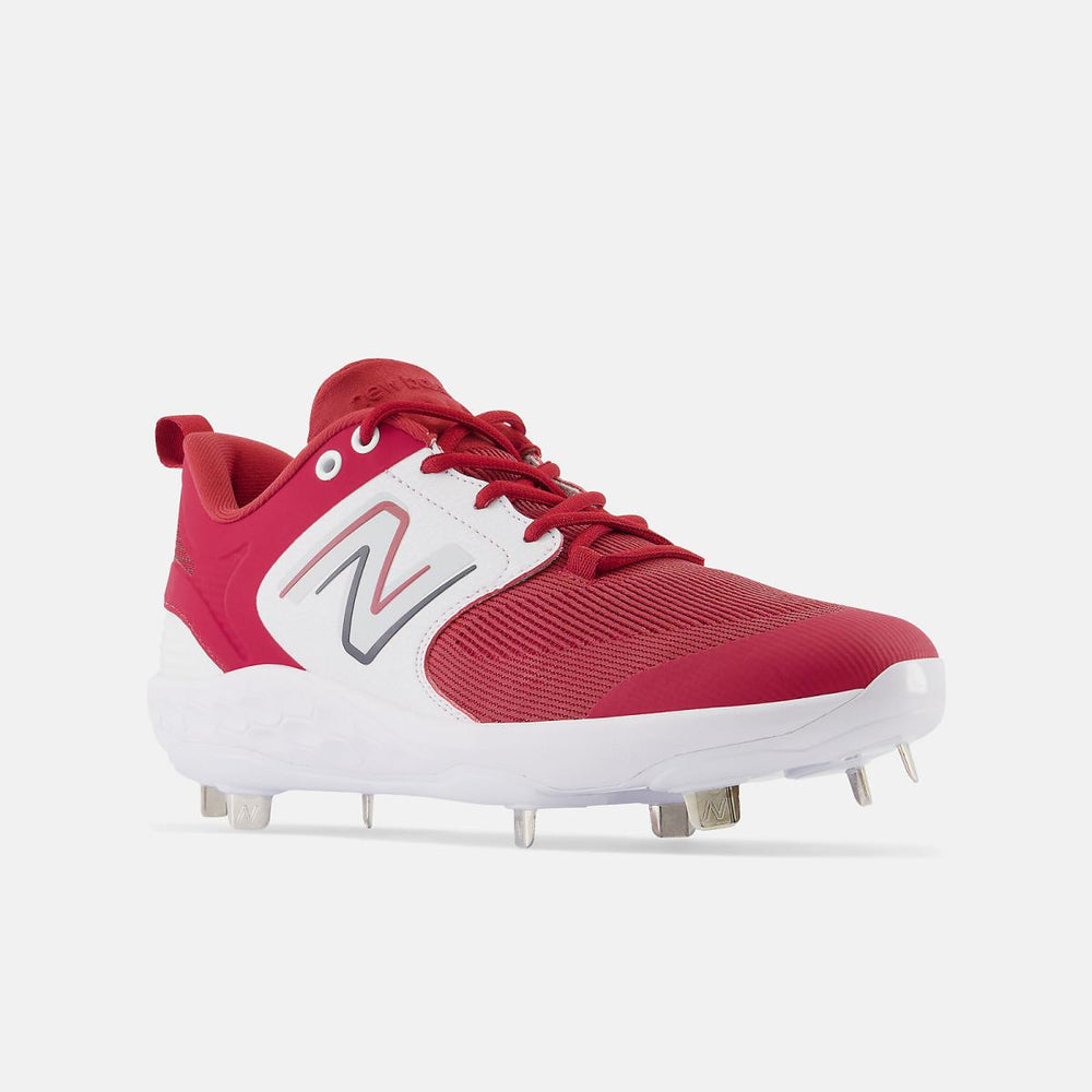 Baseball | Men New Balance Fresh Foam X 3000 V6 Metal Cardinal With White