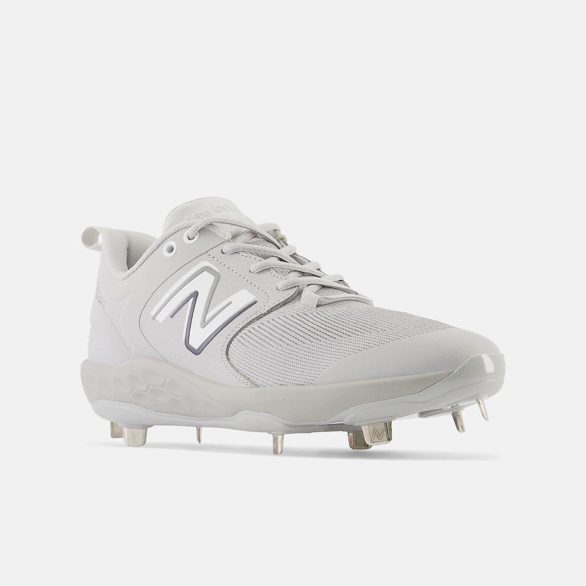 Baseball | Men New Balance Fresh Foam X 3000 V6 Metal Grey With White