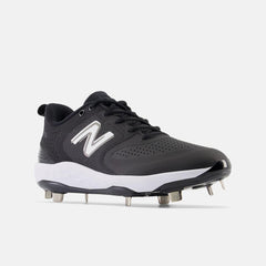 Baseball | Men New Balance Fresh Foam X 3000 V6 Metal Synthetics Black With White