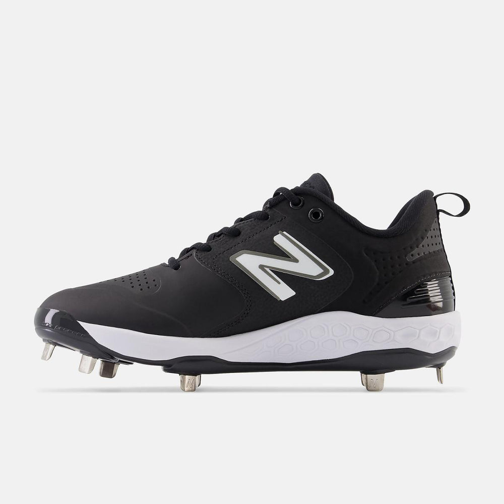 Baseball | Men New Balance Fresh Foam X 3000 V6 Metal Synthetics Black With White