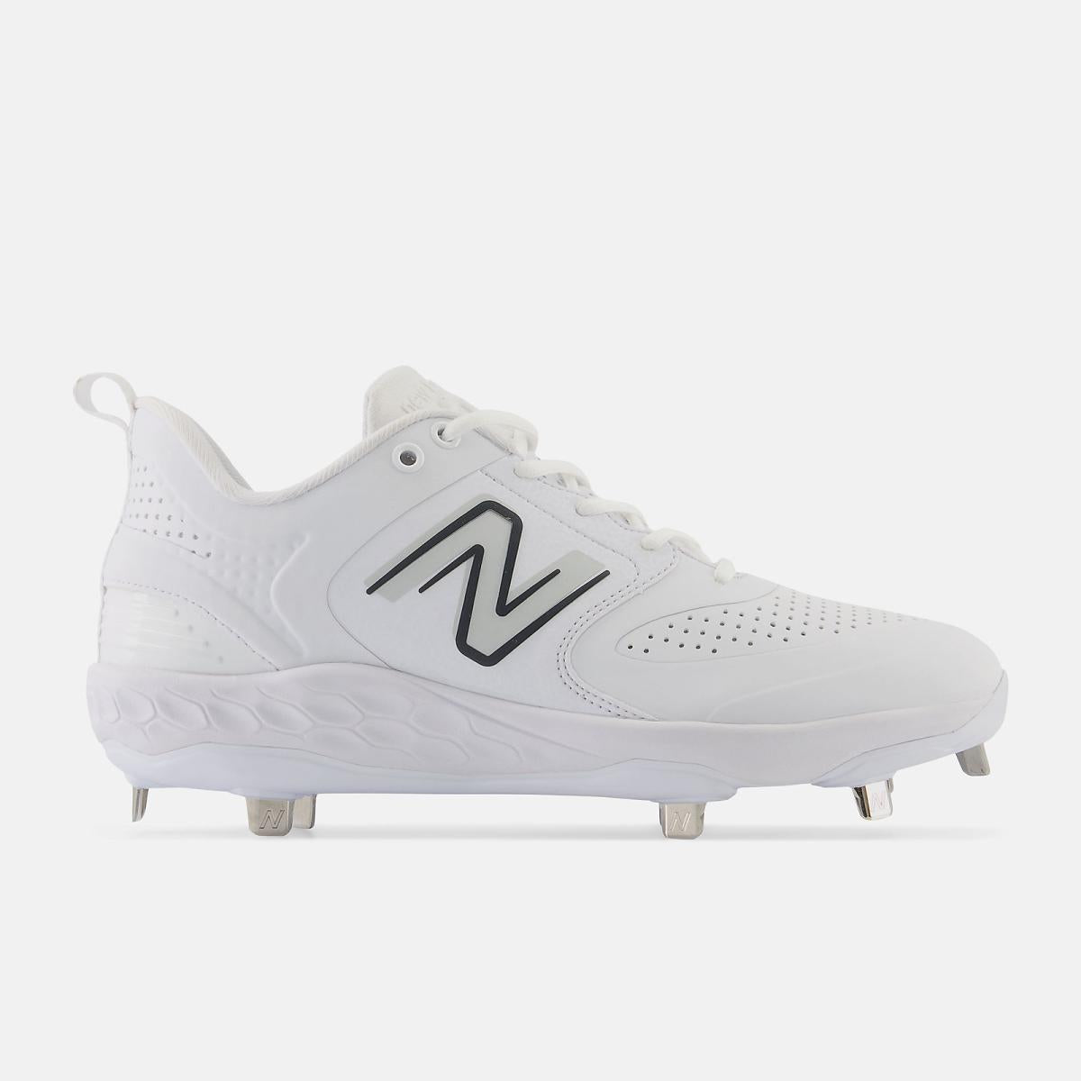 Baseball | Men New Balance Fresh Foam X 3000 V6 Metal Synthetics White With Castlerock