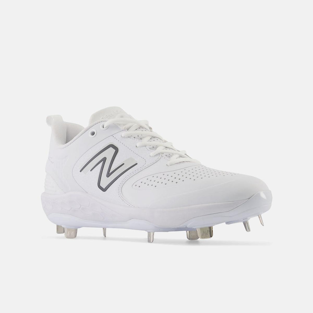 Baseball | Men New Balance Fresh Foam X 3000 V6 Metal Synthetics White With Castlerock
