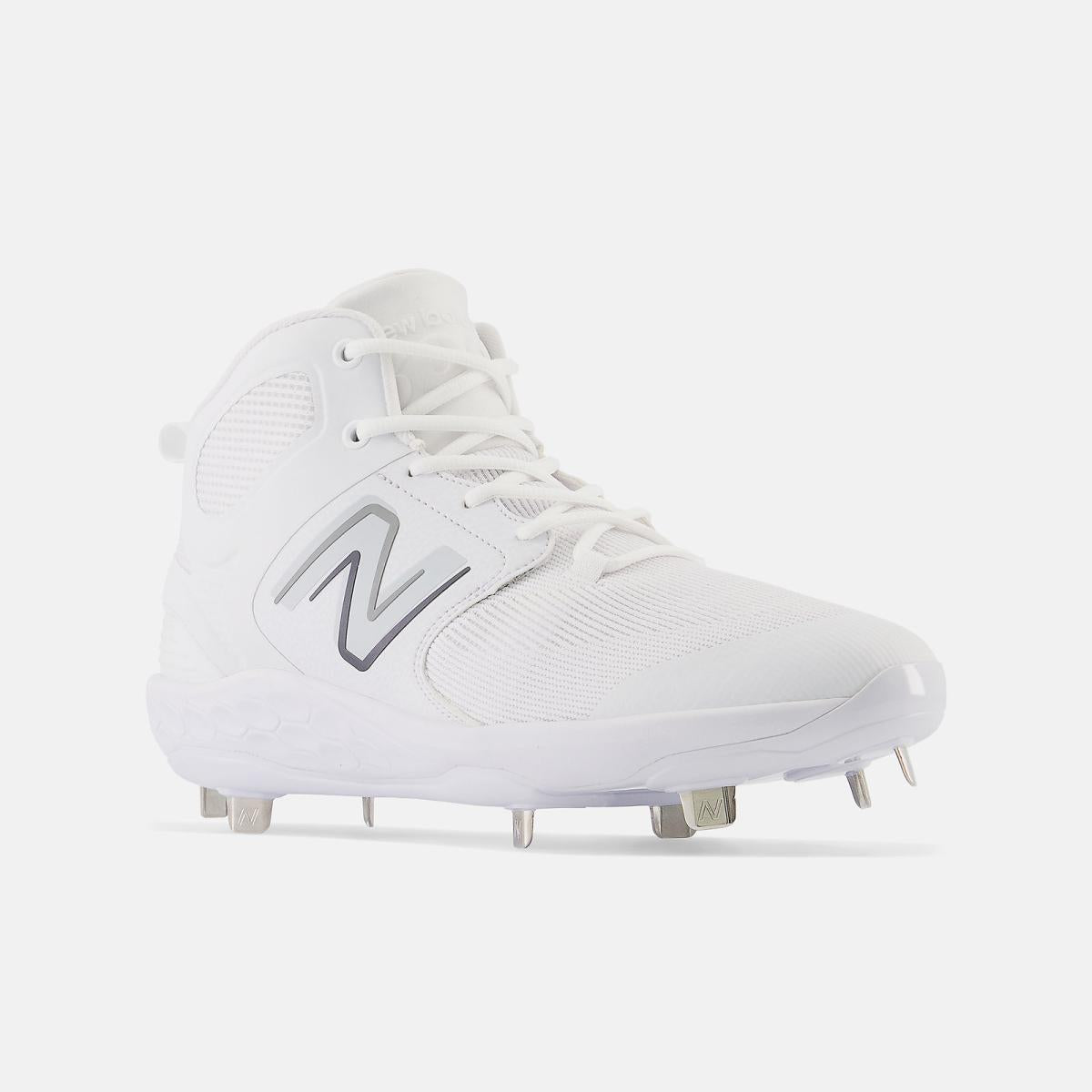 Baseball | Men New Balance Fresh Foam X 3000 V6 Mid-Metal White