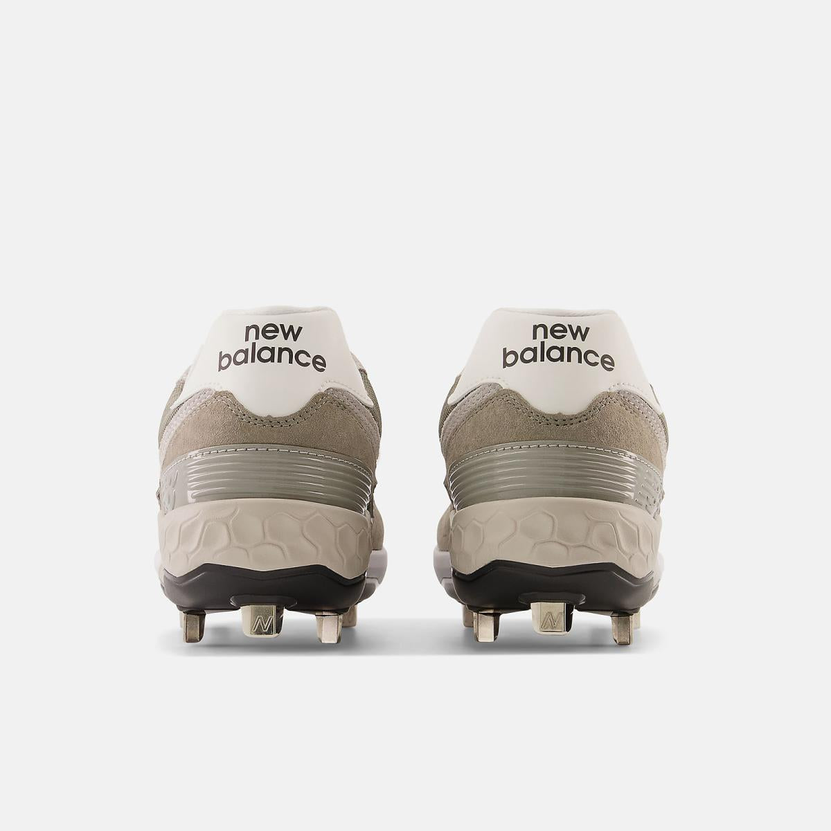 Baseball | Men New Balance Fresh Foam X 574 Cleat Shark Skin With Cement And Cool Gray