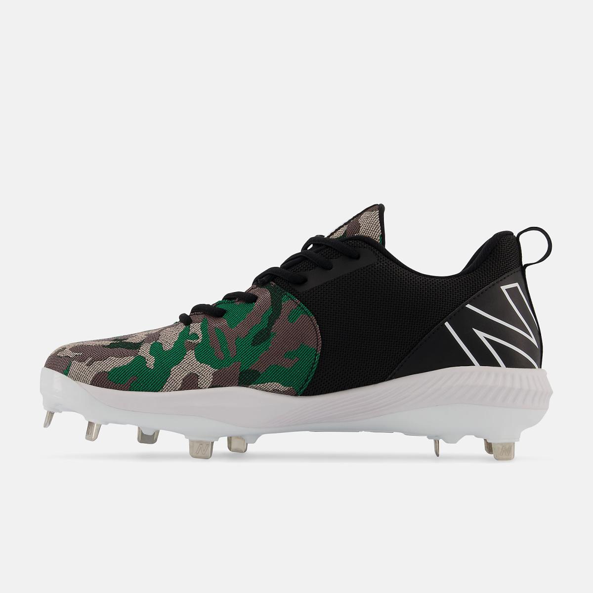 Baseball | Men New Balance FuelCell 4040 V6 Metal Camo Black With Pebble And Bison