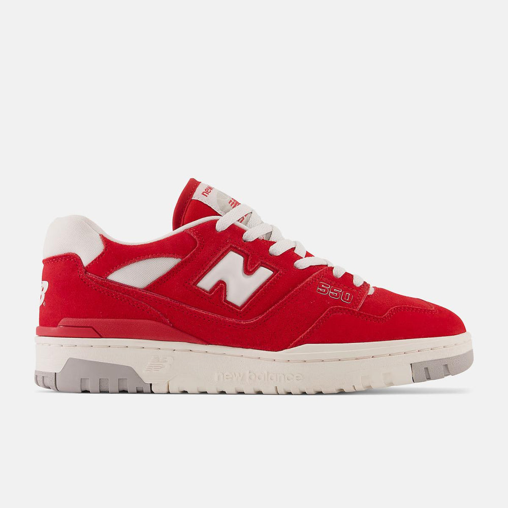 Basketball | Men New Balance 550 Team Red With White And Concrete
