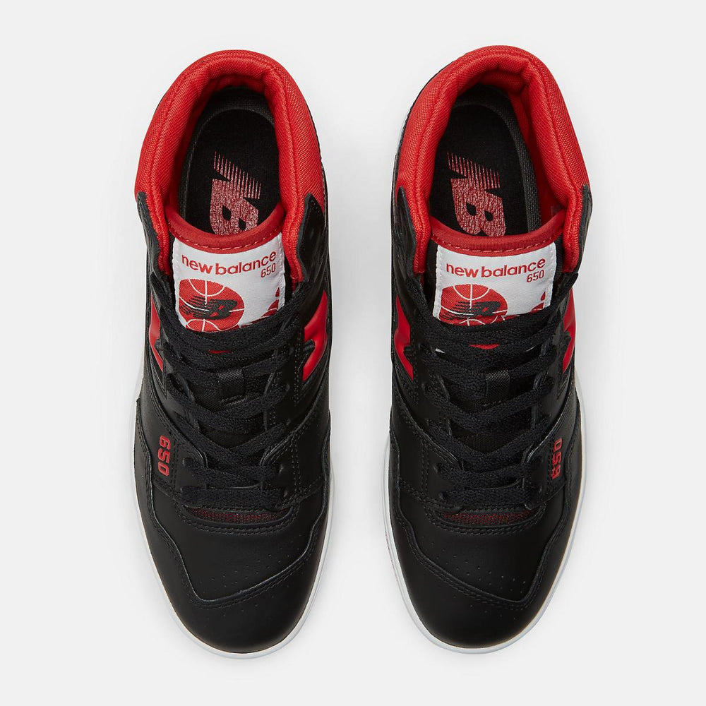 Basketball | Men New Balance 650 Black With Red And White