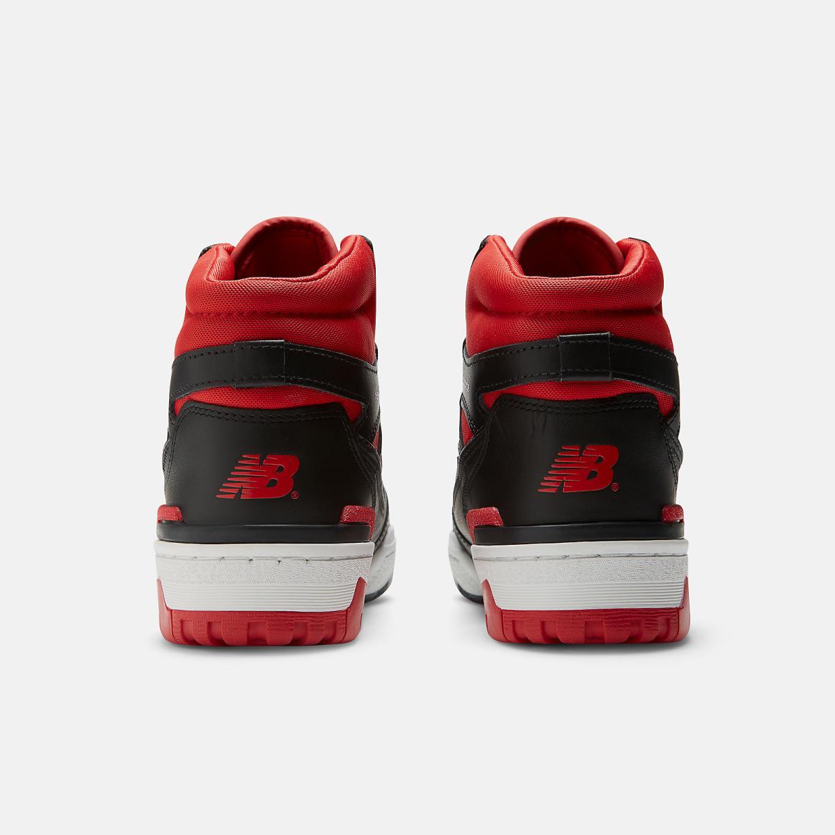 Basketball | Men New Balance 650 Black With Red And White