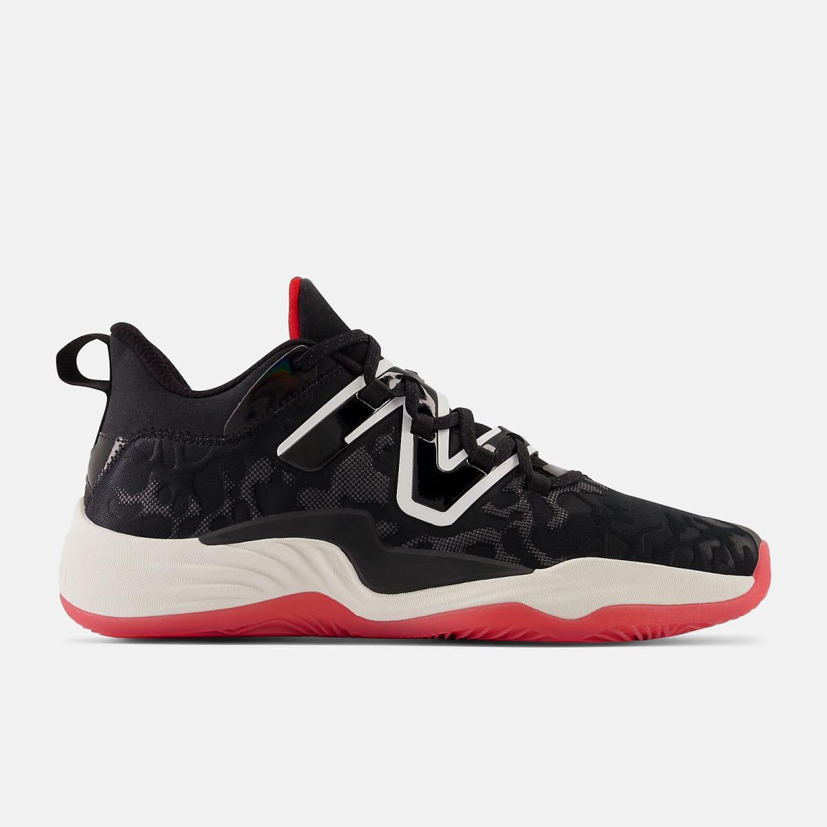 Basketball | Men New Balance TWO WXY V3 Black With Electric Red