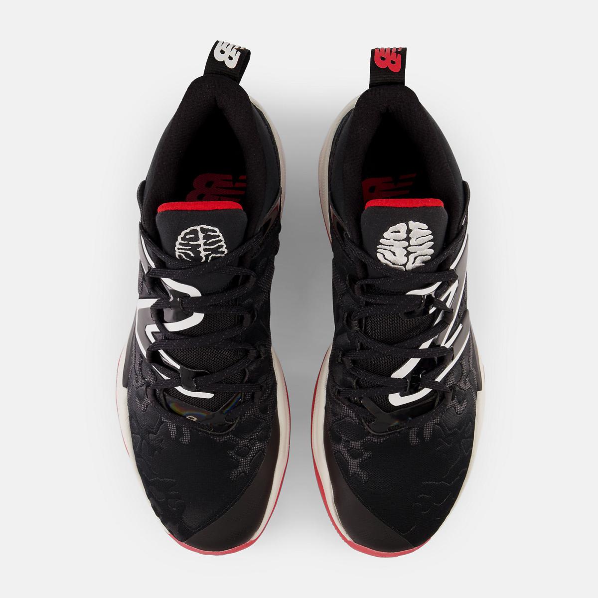 Basketball | Men New Balance TWO WXY V3 Black With Electric Red