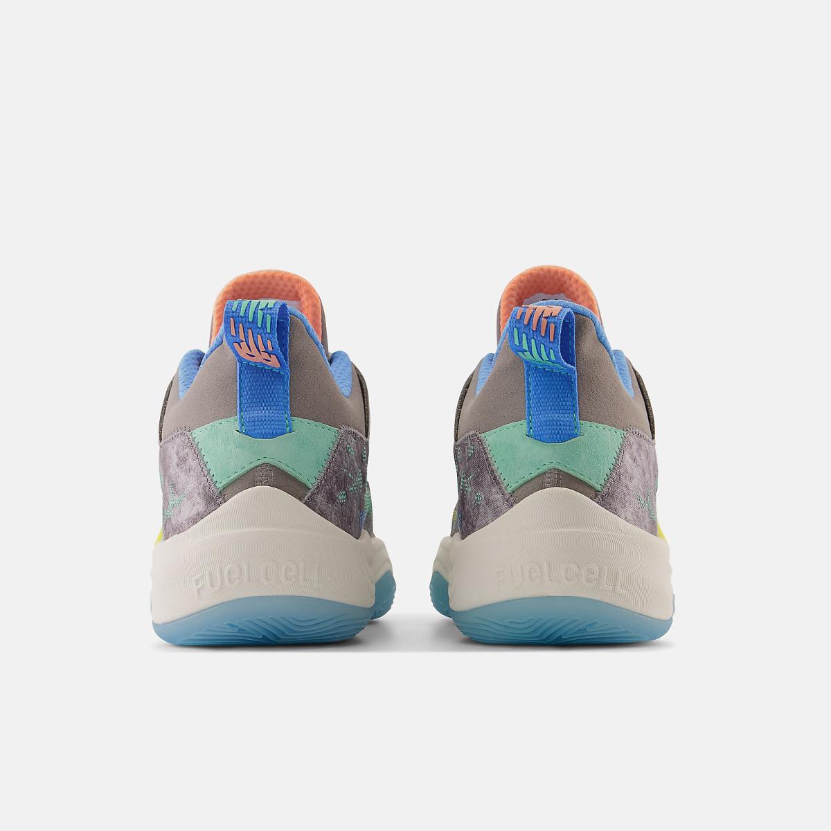 Basketball | Men New Balance TWO WXY V3 Rain Cloud With Bright Mint