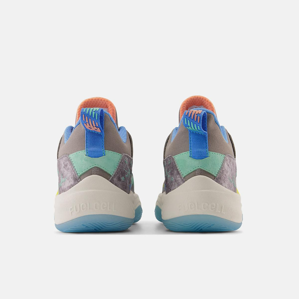 Basketball | Men New Balance TWO WXY V3 Rain Cloud With Bright Mint