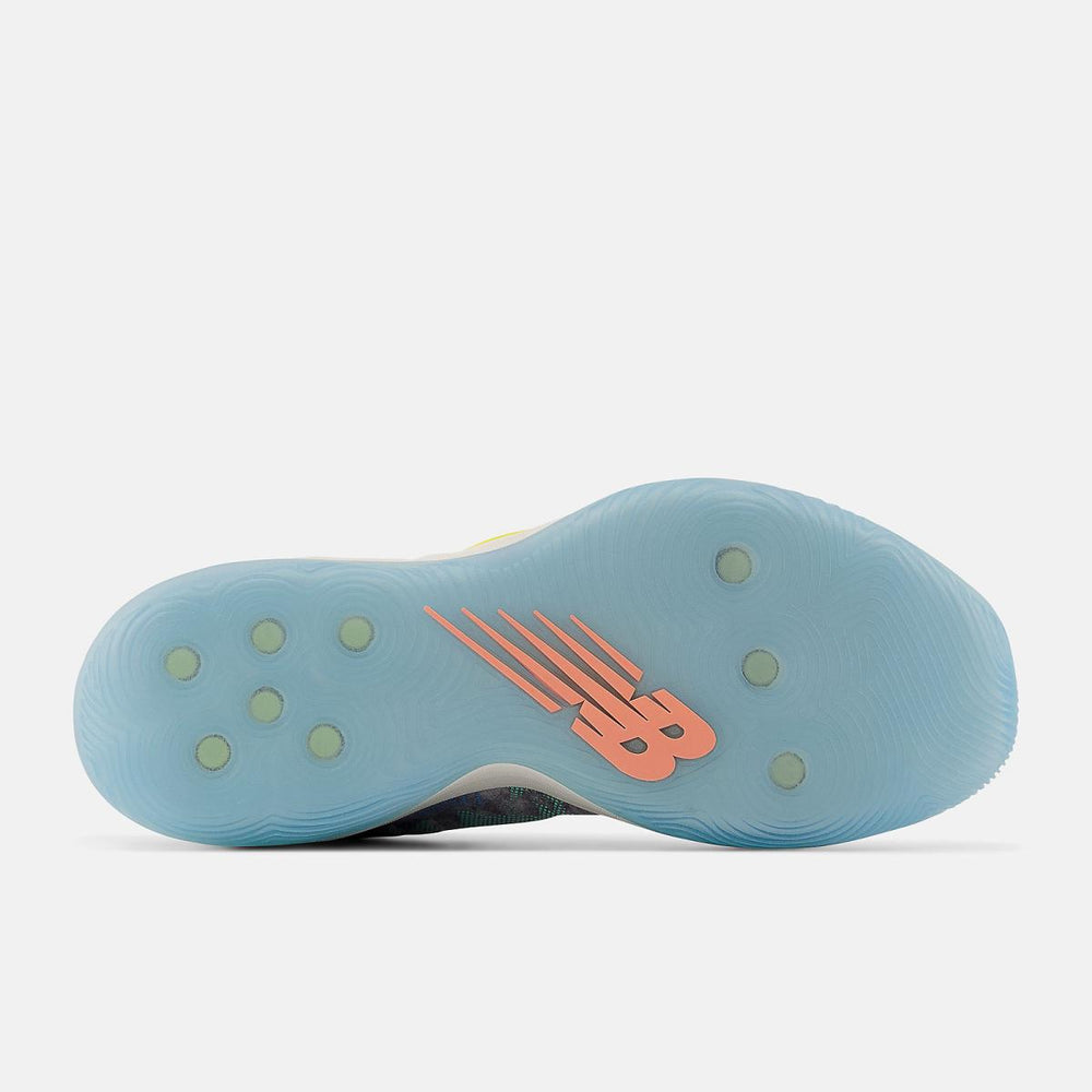 Basketball | Men New Balance TWO WXY V3 Rain Cloud With Bright Mint