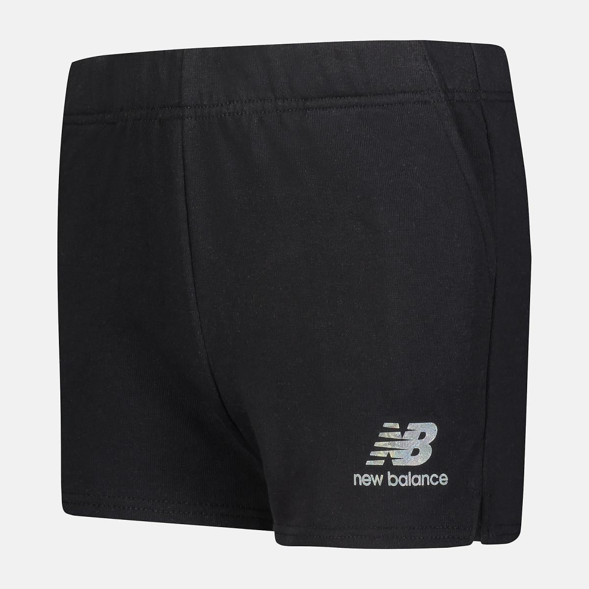 Bottoms | Kids New Balance Essential Fleece Short Black