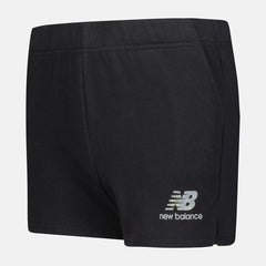 Bottoms | Kids New Balance Essential Fleece Short Black