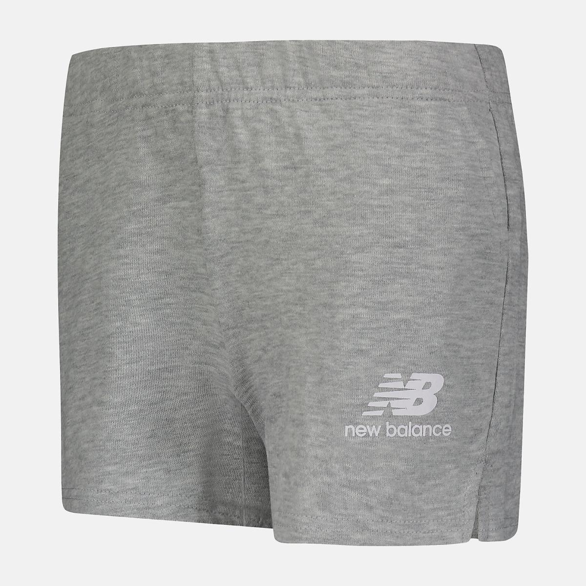 Bottoms | Kids New Balance Essentials Fleece Short Heather Grey
