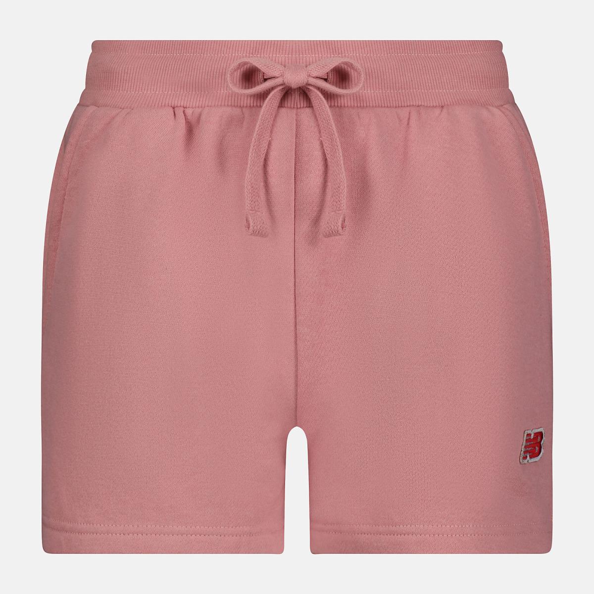 Bottoms | Kids New Balance NB Essential Stacked Logo Short Hazy Rose