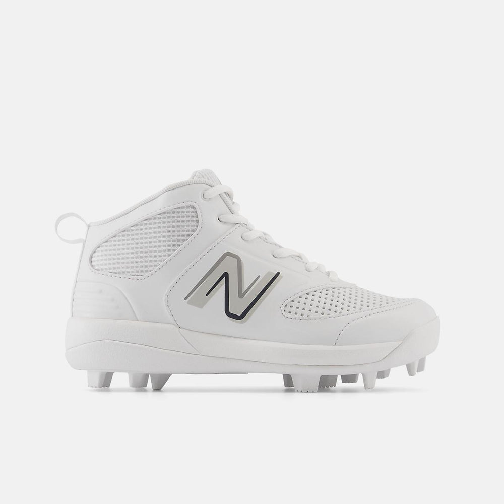 Cleats | Kids New Balance 3000 V6 Rubber Molded Synthetics White