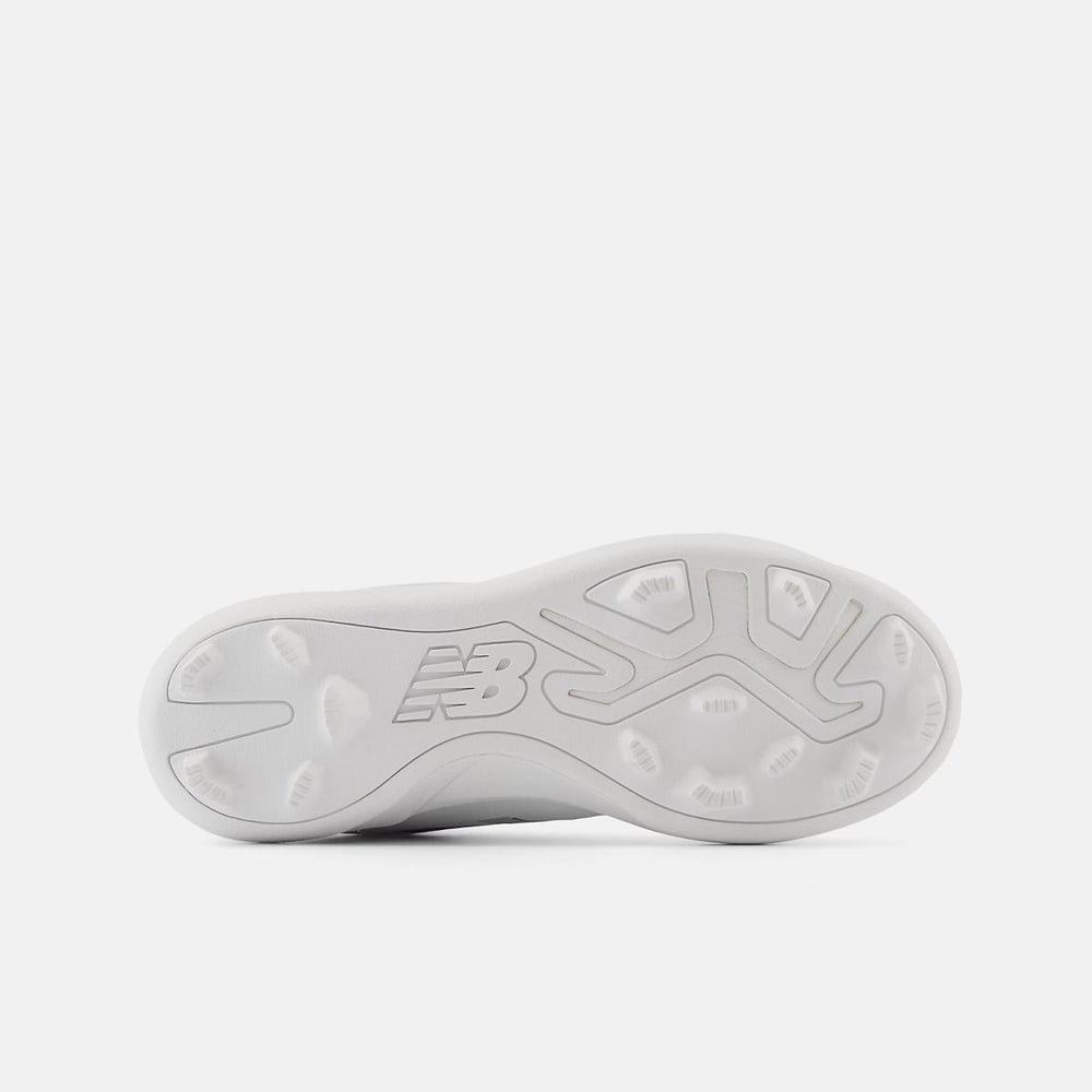 Cleats | Kids New Balance 3000 V6 Rubber Molded Synthetics White