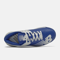 Cleats | Kids New Balance 4040 V6 Rubber Molded Royal With White